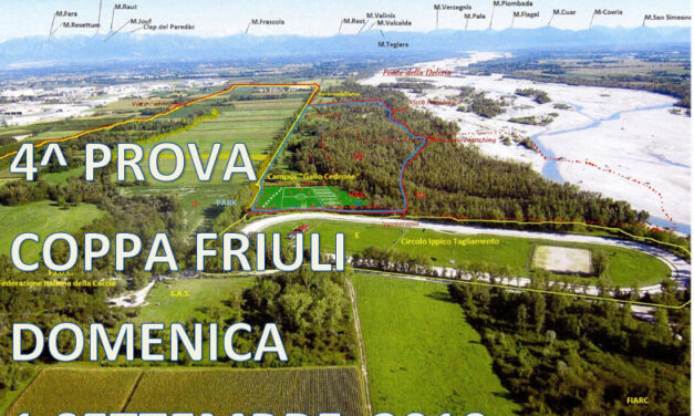 4° Prova – Coppa Friuli Domenica 1 Settembre 2019